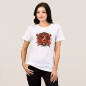 Year 2025 Wood Snake. Chinese horoscope Tri-Blend Shirt (Vorderseite voll)