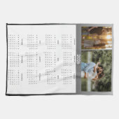 Year 2026 Custom Photo Calendar Kitchen Towel Geschirrtuch (Horizontal)
