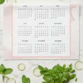 Year 2026 Custom Photo Calendar Kitchen Towel Geschirrtuch (Gefaltet)