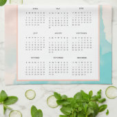 Year 2026 Custom Photo Calendar Kitchen Towel Geschirrtuch (Gefaltet)