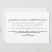 Year Full of Memories Photo Collage Year In Review (Rückseite)