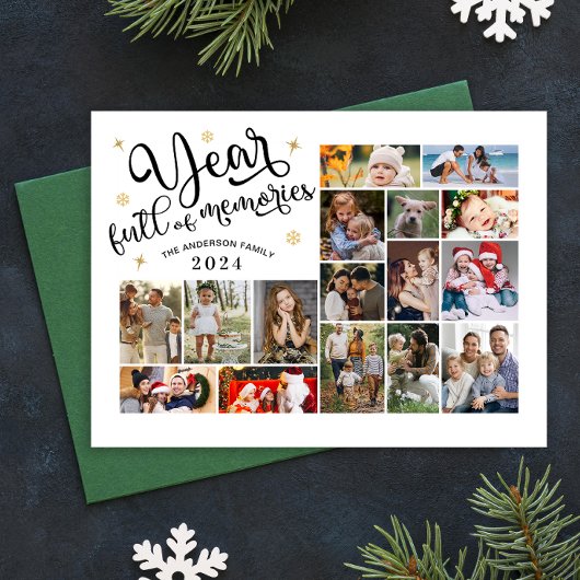 Year Full of Memories Photo Collage Year In Review