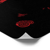 Year Of Dragon Chinese New Year 2024  Poster (Ecke)