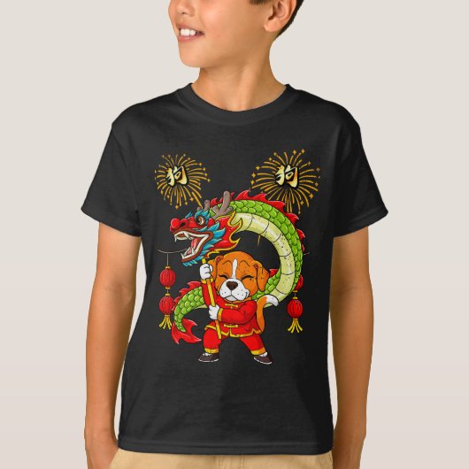 Year Of The Dog Chinese Lunar New Year For Men Wom T-Shirt (Vorderseite)