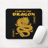Year Of The Dragon 2024 Lunar New Year Chinese New Mousepad (Mit Mouse)