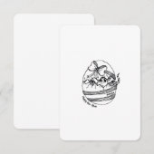 Year of the Dragon, Happy New Year, Cute Flat Card (Vorne/Hinten)