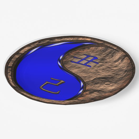 Year of the Earth Ox Pappteller (Schrägansicht)