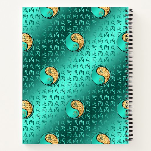 Year of the Fire Dog Notizblock (Rückseite)