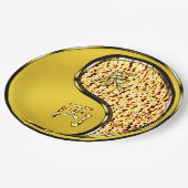 Year of the Fire Dragon Pappteller (Schrägansicht)