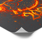 Year Of The Fire Horse 2026 Chinese New Year  Poster (Ecke)