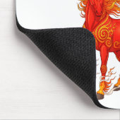 Year Of The Fire Horse Chinese New Year 2026 Zodia Mousepad (Ecke)