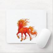 Year Of The Fire Horse Chinese New Year 2026 Zodia Mousepad (Mit Mouse)