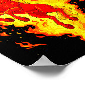 Year Of The Fire Horse Happy Chinese Lunar New Yea Poster (Ecke)