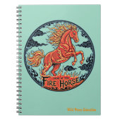 Year of the Fire Horse Notebook 2 Notizblock (Vorderseite)