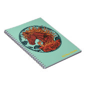 Year of the Fire Horse Notebook Design 2 Notizblock (Rechte Seite)