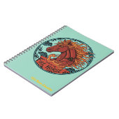 Year of the Fire Horse Notebook Design 2 Notizblock (Linke Seite)