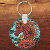 Year of the Fire Horse Schlüsselanhänger (Vorderseite)