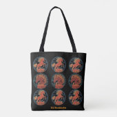 Year of the Fire Horse Tote Tasche (Rückseite)