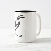 Year of the Goat 2027 Zweifarbige Tasse (VorderseiteRechts)