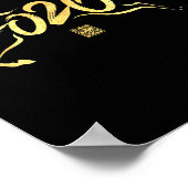 Year Of The Horse 2026 Calligraphy Chinese New Yea Poster (Ecke)