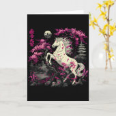 Year Of The Horse 2026 Chinese  Karte (Gelbe Blume)