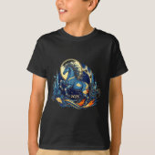 Year Of The Horse 2026 Chinese Lunar Zodiac Appare T-Shirt (Vorderseite)