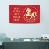 Year of the Horse 2026 Chinese New Year Party Banner (Messeveranstaltung)