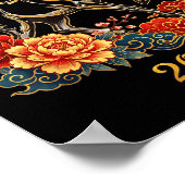 Year Of The Horse 2026 Chinese New Year  Poster (Ecke)