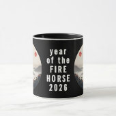 Year of the Horse 2026 Chinese New Year Tasse (Zentrum)