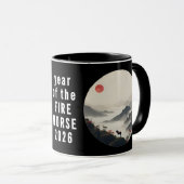 Year of the Horse 2026 Chinese New Year Tasse (VorderseiteRechts)