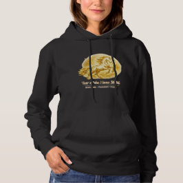 Year of the Horse 2026 Gold Energy Hoodie – Chines
