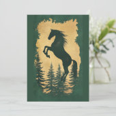 Year of the Horse 2026 Invitation Einladung (Stehend Vorderseite)