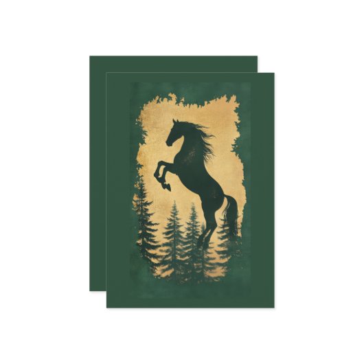 Year of the Horse 2026 Invitation (Personalize) Einladung (Vorderseite/Rückseite Beispiel)