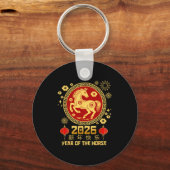 Year Of The Horse 2026 Lunar New Year Chinese New Schlüsselanhänger (Vorderseite)