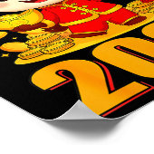 Year Of The Horse 2026 Lunar New Year Chinese  Poster (Ecke)