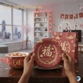 Year of the Horse 2026 Lunar New Year Dinner Pappteller