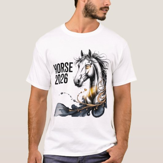 Year of the Horse 2026 T-Shirt (Vorderseite)
