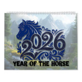 Year of the Horse Calendar, Horse Kalender (Titelbild)