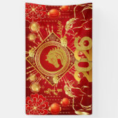 Year of the Horse Chinese New Year 2026  Banner (Vertikal)