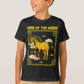 Year Of The Horse Chinese Zodiac Chinese New Year T-Shirt (Vorderseite)