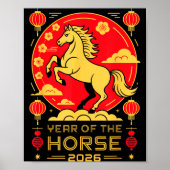Year Of The Horse – Chinese Zodiac New Year 2026 Poster (Vorne)