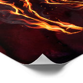 Year of the Horse - Fire Chinese Zodiac Poster (Ecke)