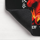 Year Of The Horse Lunar Chinese New Year Fire Hors Mousepad (Ecke)