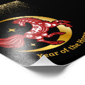 Year of the Horse Lunar  Fotodruck (Ecke)