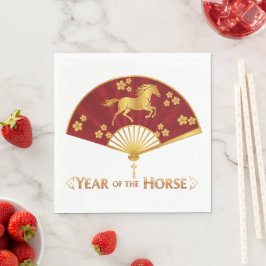 Year of the Horse New Years Eve Party Serviette