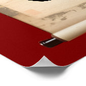 Year of the Horse Scroll: Traditional Chinese Art  Poster (Ecke)