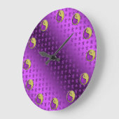 Year of the Metal Boar Große Wanduhr (Winkel)