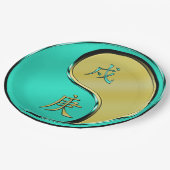 Year of the Metal Dog Pappteller (Schrägansicht)