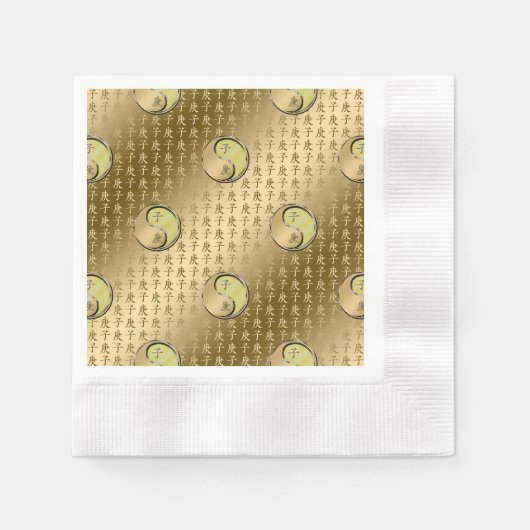 Year of the Metal Rat Serviette (Vorderseite)