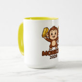 Year of the Monkey 2028 Tasse (Vorderseite Links)
